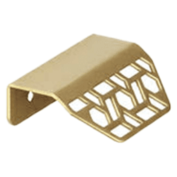 1-1/4" 33651 Series Cabinet Tab Pull, Matte Gold Main - Image