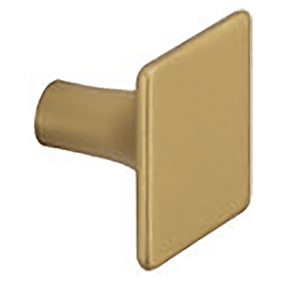 26mm 22607 Series Square Cabinet Knob, Matte Gold Main - Image