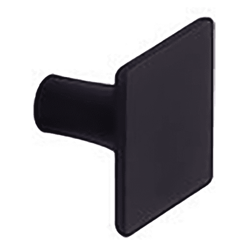 26mm 22607 Series Square Cabinet Knob, Matte Black Main - Image