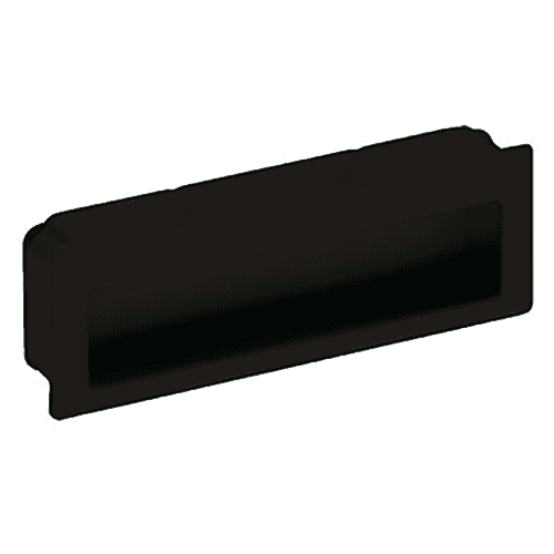 3-3/4" 2Z078 Series Cabinet Flush Pull, Matte Black Main - Image