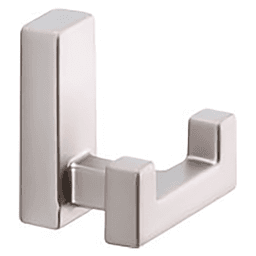 20mm 2Z313 Series Double Head Hook, Satin Nickel Main - Image
