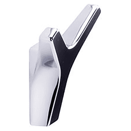 20mm 2Z327 Series Double Head Hook, Polished Chrome Main - Image