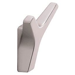 20mm 2Z327 Series Double Head Hook, Satin Nickel Main - Image
