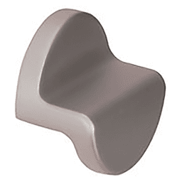 1-1/4" 22766 Series Semi Round Cabinet Knob, Satin Nickel Main - Image