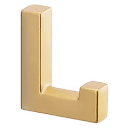 32mm 2Z390 Series Hook, Matte Gold Main - Image