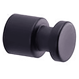13/16" 33906 Series Hook, Matte Black Main - Image