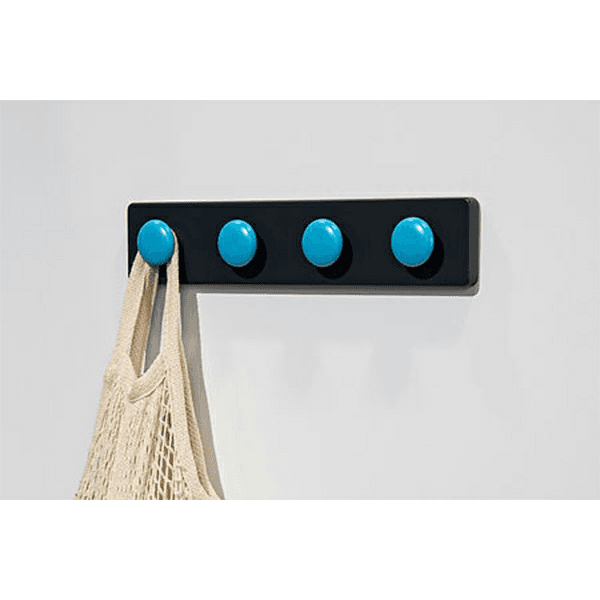 15-3/4" 88947 Series 4 Hook Rack, Anthracite Alt 1 - Image