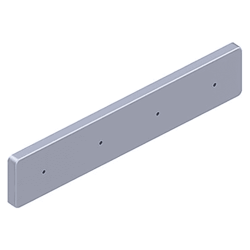 15-3/4" 88947 Series 4 Hook Rack, Silver Main - Image