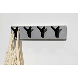 15-3/4" 88948 Series 4 Hook Rack, Silver Alt 1 - Image