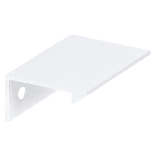 1-1/4" 33793 Series Cabinet Tab Pull, Matte White Main - Image