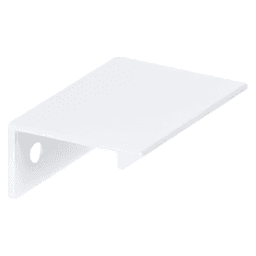 1-1/4" 33793 Series Cabinet Tab Pull, Matte White Main - Image