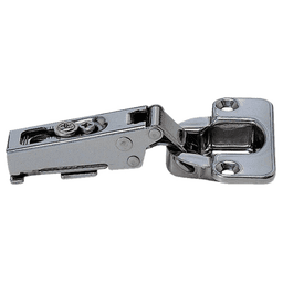 304B Stainless Steel 100&#730; Opening Hinge, Self-Closing, 3/4" Overlay, Polished - Main Image