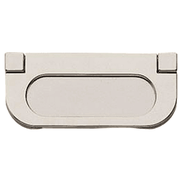 2-13/16" Folding Flush Pull, Satin Nickel Main - Image