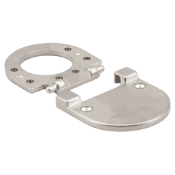 1-1/16" Folding Flush Pull, Satin Nickel Alt 1 - Image