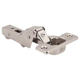 105° Opening Concealed Hinge, Free-Swinging, Steel, Nickel, Screw-On Alt 1 - Image