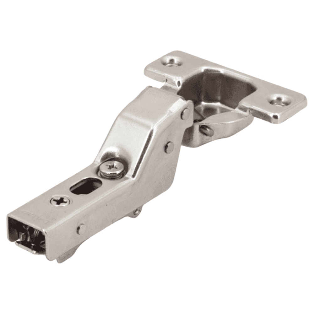 105° Opening Concealed Hinge, Free-Swinging, Steel, Nickel, Screw-On Alt 2 - Image