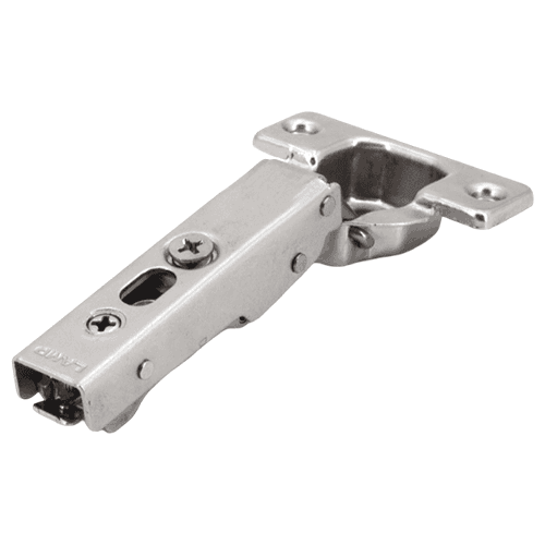 105° Opening Concealed Hinge, Self-Closing, Free-Swinging, 19mm Overlay, Nickel, Screw-On Alt 2 - Image