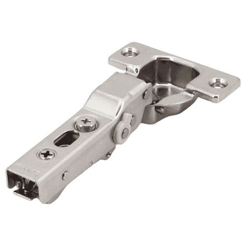105° Opening Concealed Hinge, Adjustable Soft-Close, Free-Swinging, 19mm Overlay, Nickel, Screw-On Alt 2 - Image