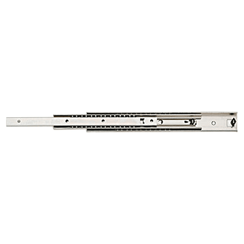 Stainless Steel Drawer Slide - 31-1/2" Length, Non-Handed, Hold in Detent