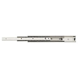 Stainless Steel Drawer Slide - 31-1/2" Length, Non-Handed, Hold in Detent
