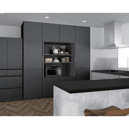 28-1/4" ALT-ST15-D10L 4-Slides Soft-Closing Pocket Door System, Nickel Main - Image