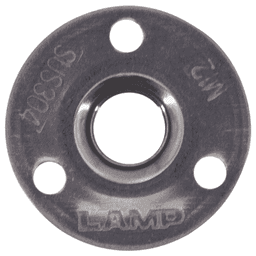 1-7/16" x 7/16" Stainless Steel Leveling Glide Base, Plain Alt 1 - Image