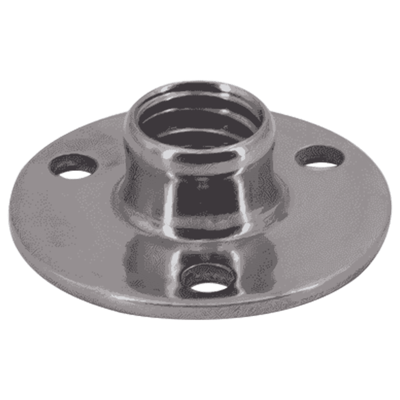 1-7/16" x 7/16" Stainless Steel Leveling Glide Base, Plain Main - Image