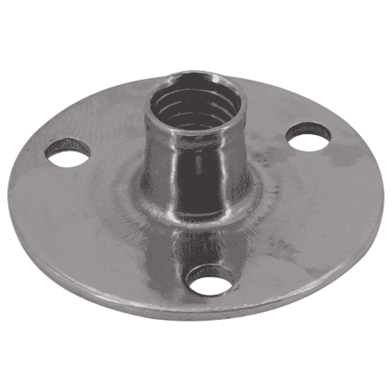 1-7/16" x 1/2" Stainless Steel Leveling Glide Base, Plain Main - Image