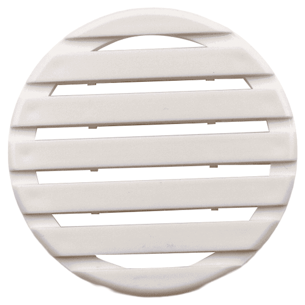 APB-4045 1-3/4" Round Plastic Air Ventilator, White Alt 1 - Image
