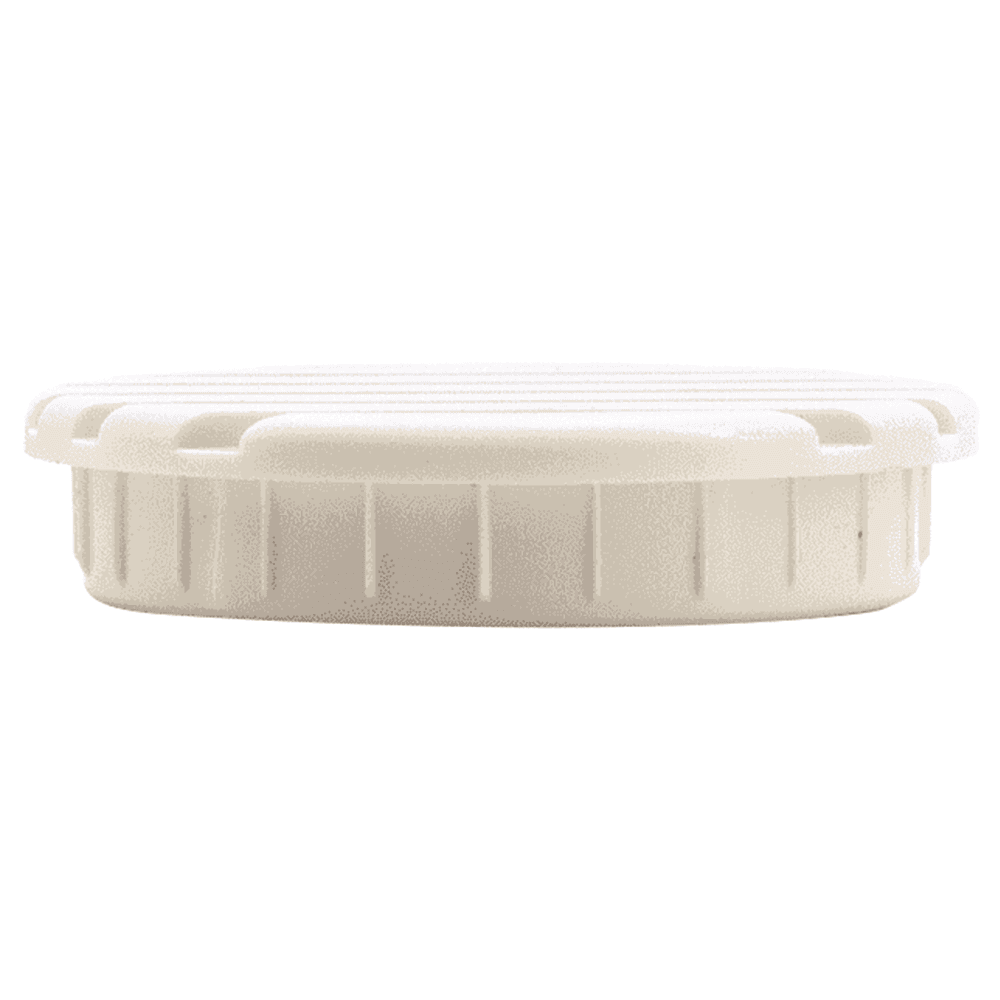 APB-4045 1-3/4" Round Plastic Air Ventilator, White Alt 2 - Image