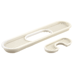 6-15/16" Air Ventilator with Cable Grommet, White Alt 1 - Image