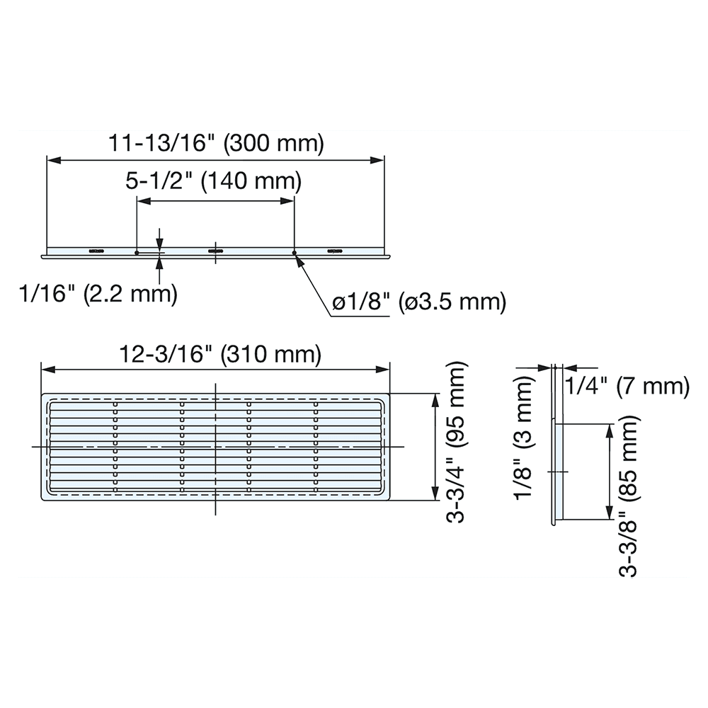 12-3/16" Plastic Air Ventilator, Brown Alt 3 - Image