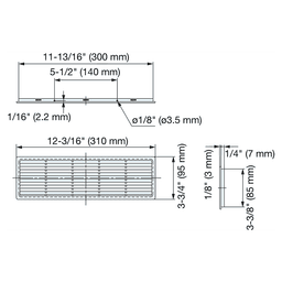 12-3/16" Plastic Air Ventilator, Brown Alt 3 - Image