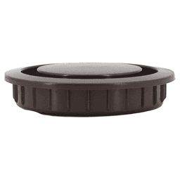 APM-4045 1-3/4" Round Plastic Air Ventilator, Brown Alt 2 - Image