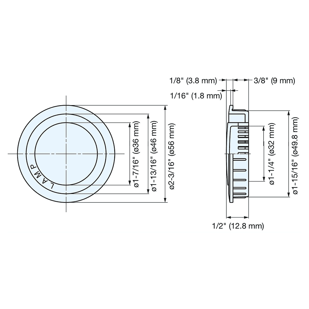 2-3/16" Round Plastic Air Ventilator, Brown Alt 3 - Image
