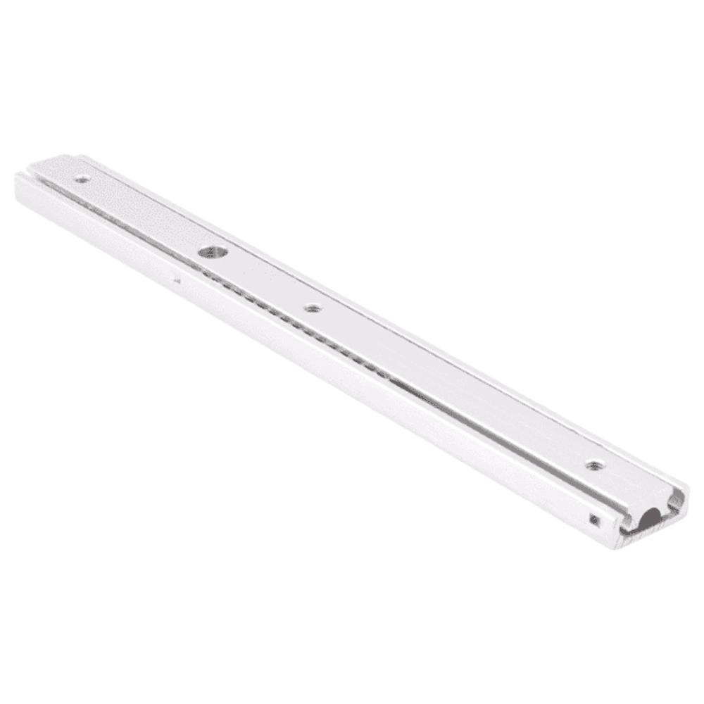 Low Profile Drawer Slide with 27lb. Capacity, Side Mount, 3/4 Extension, Anodized/Plain, 12-5/8" Alt 2 - Image