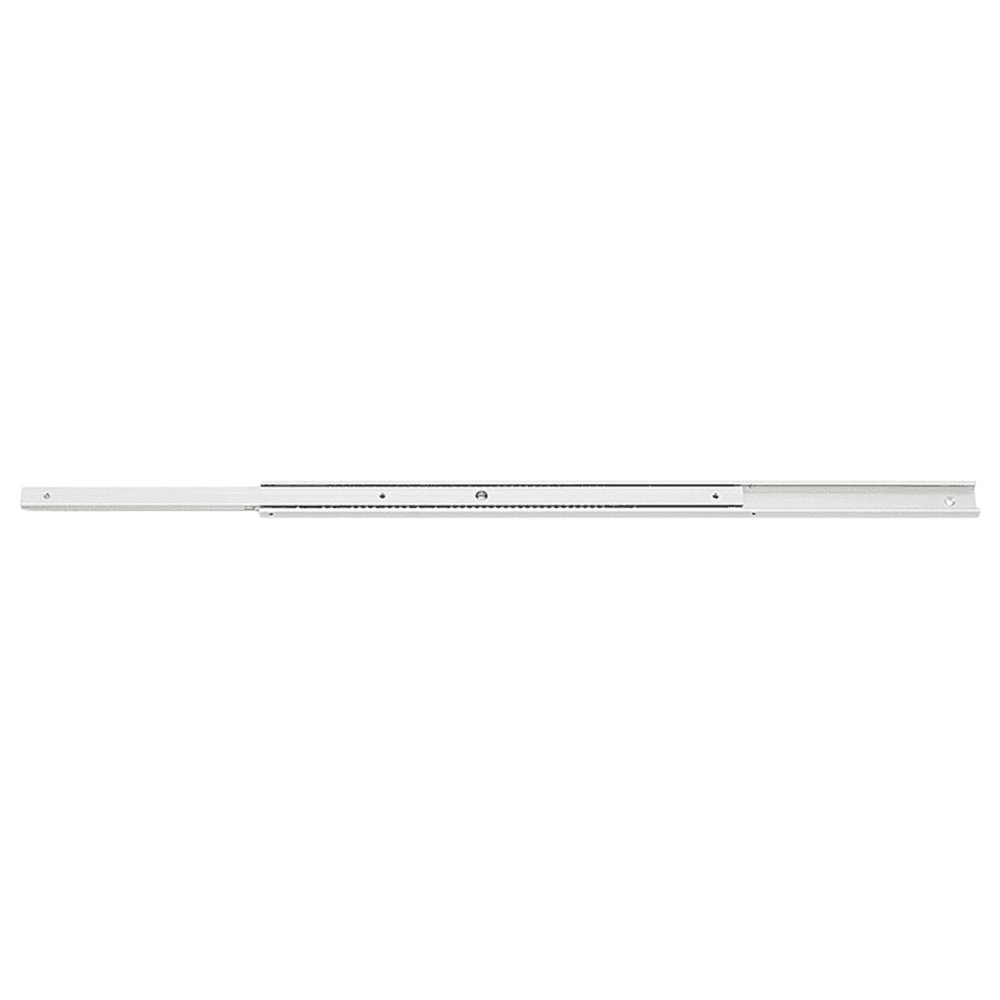 Low Profile Drawer Slide with 20lb. Capacity, Side Mount, 3/4 Extension, Anodized/Plain, 25-1/4" Main - Image