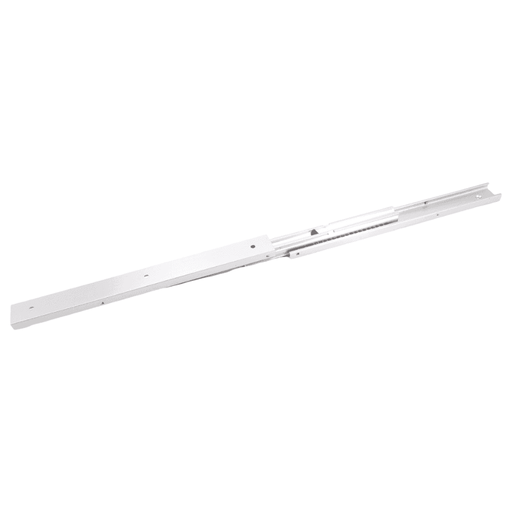 Low Profile Drawer Slide with 20lb. Capacity, Side Mount, Full Extension, Anodised Silver, 16-11/16" Main - Image