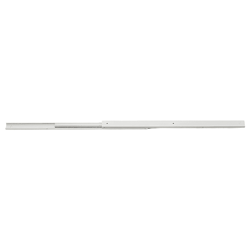 Low Profile Drawer Slide with 11lb. Capacity, Side Mount, Full Extension, Anodized Silver, 33-7/8" Main - Image