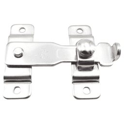 3-3/16" Bar Latch, Polished Stainless Steel Alt 1 - Image