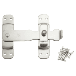 6-1/8" Spring Loaded Bar Latch, Polished Stainless Steel Main - Image