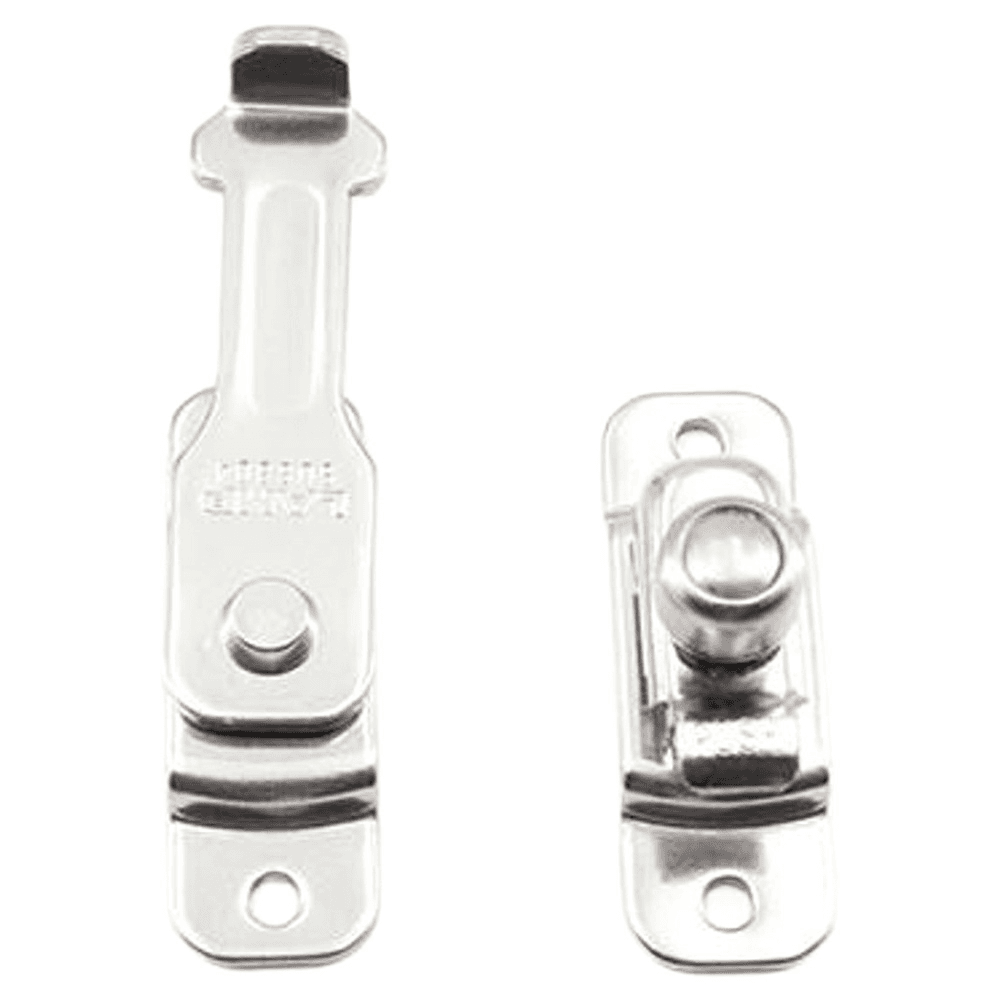 1-3/4" Spring Loaded Bar Latch, Polished Stainless Steel Alt 3 - Image