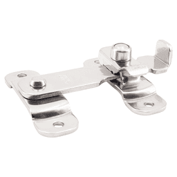 3-3/8" Spring Loaded Bar Latch, Polished Stainless Steel Alt 1 - Image
