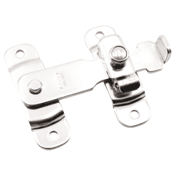 3-3/8" Spring Loaded Bar Latch, Polished Stainless Steel Main - Image