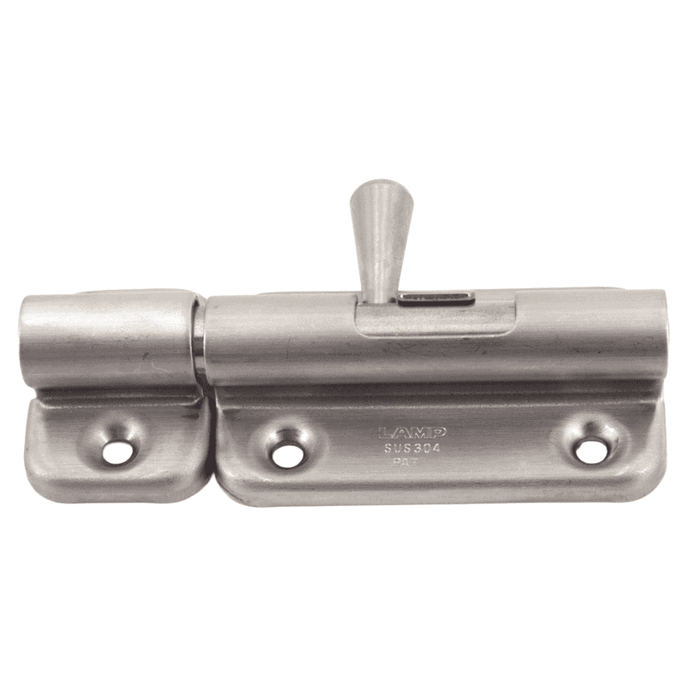 2-3/8" Barrel Bolt with Spring, Satin Alt 3 - Image