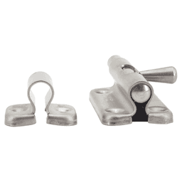 2-3/8" Barrel Bolt with Spring, Satin Alt 4 - Image