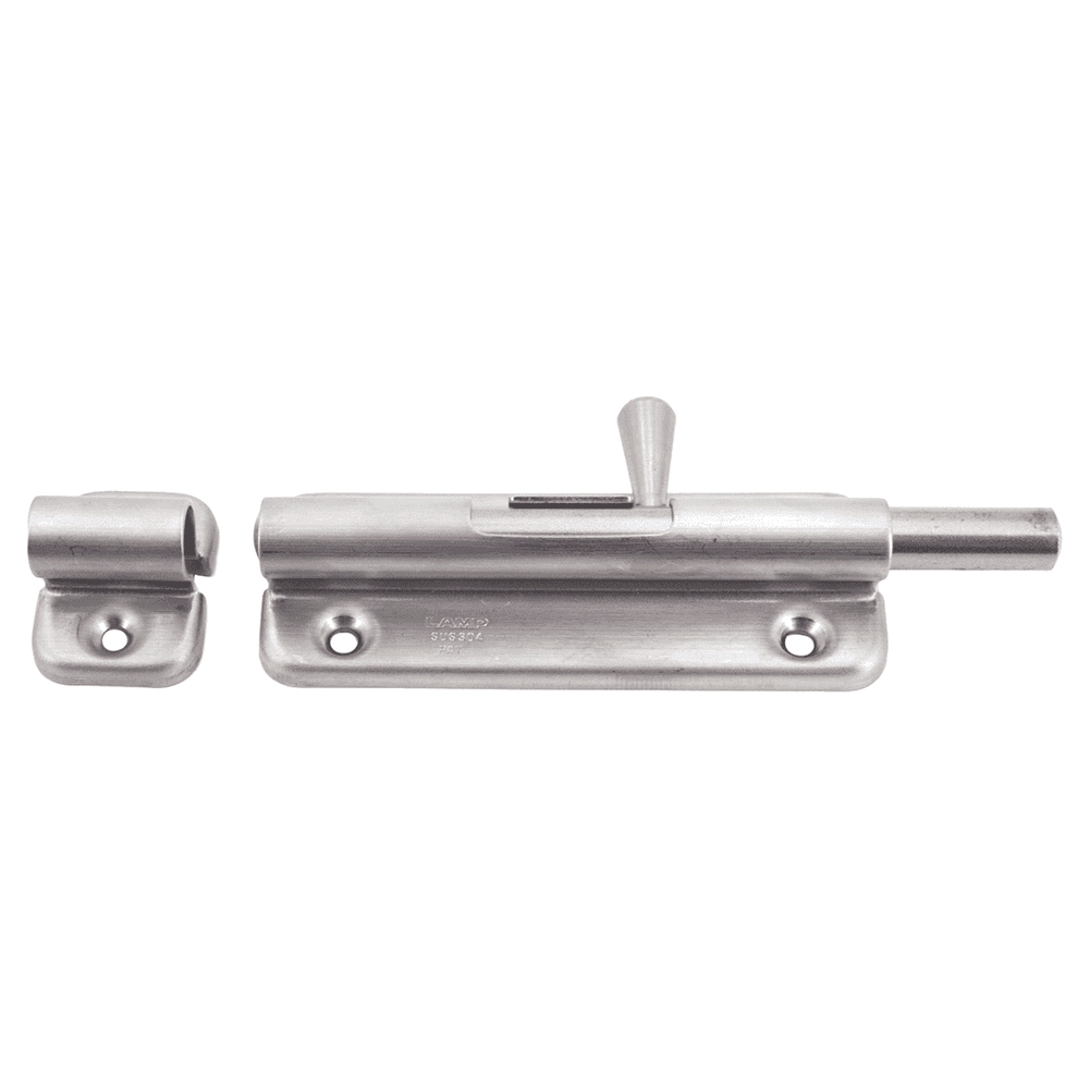 3-9/16" Barrel Bolt with Spring, Satin Alt 2 - Image