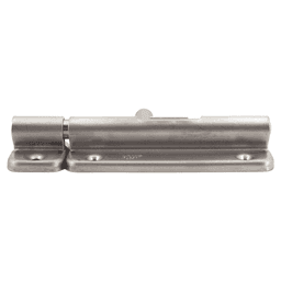 3-9/16" Barrel Bolt with Spring, Satin Alt 4 - Image