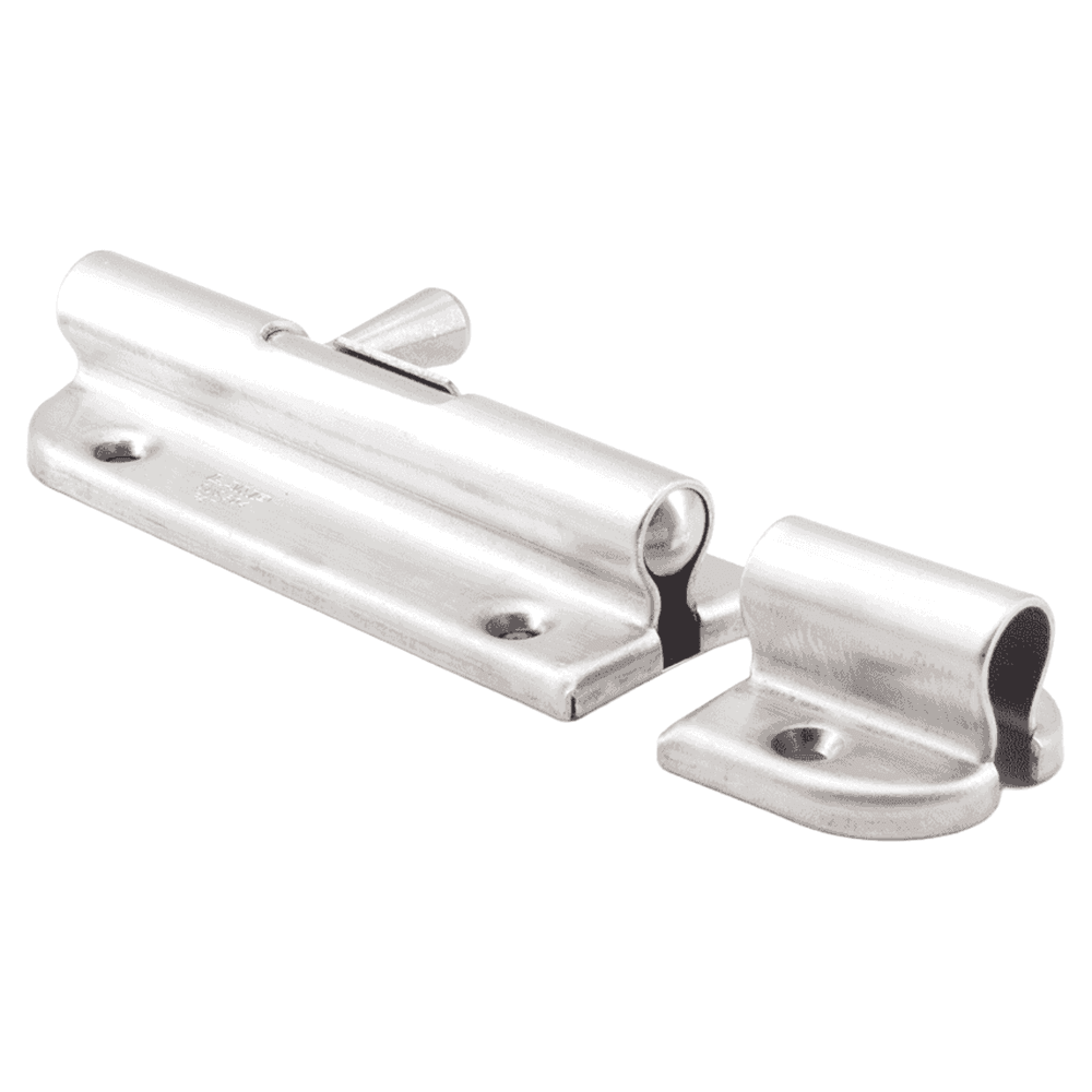 3-9/16" Spring Loaded Barrel Bolt, Satin/Plain Alt 1 - Image