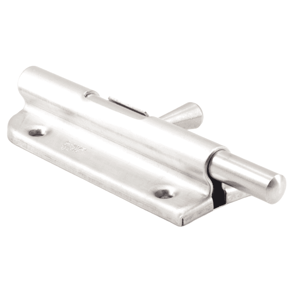 3-9/16" Spring Loaded Barrel Bolt, Satin/Plain Alt 2 - Image